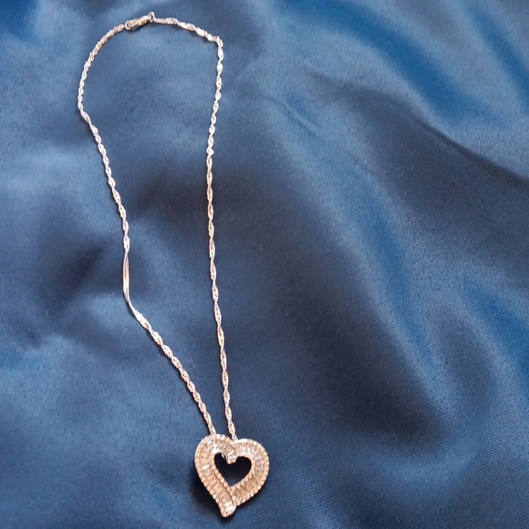 New necklace with heart pendant Sterling Silver - Picture 4 of 4